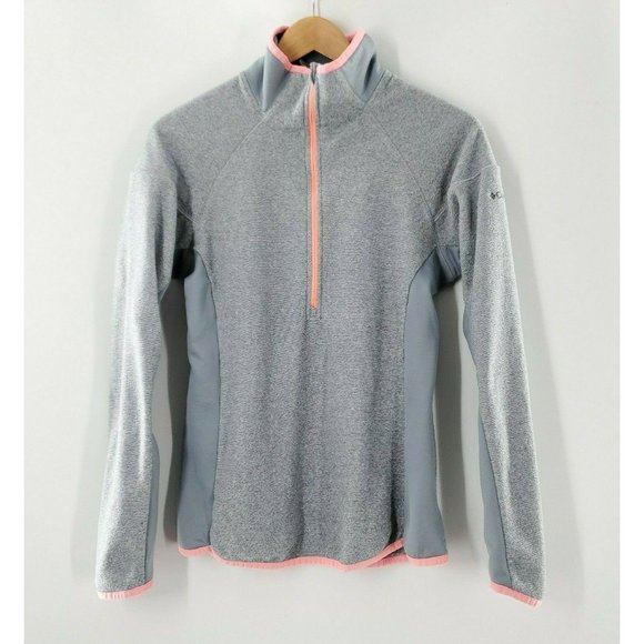 Columbia Women's Omni- Wick Blue‎ Quarter Zip Up Sweater Size S/P - Picture 1 of 3